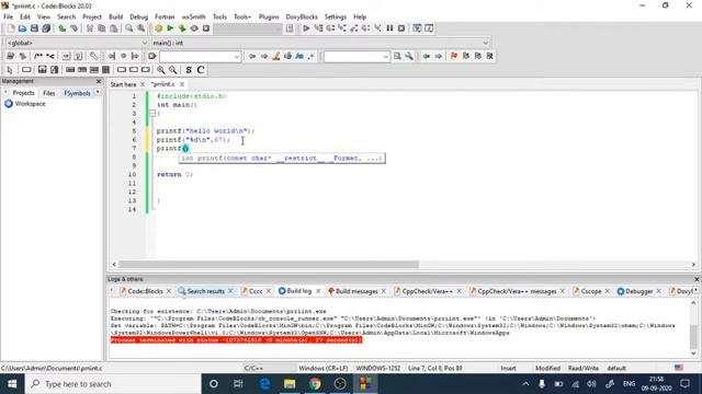 C programming-Understanding Printf function(how to print integer, string, float смотреть онлайн