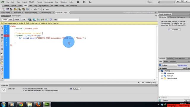 PHP + MySQL (Insert Delete Data) Tutorial Part 2 смотреть онлайн