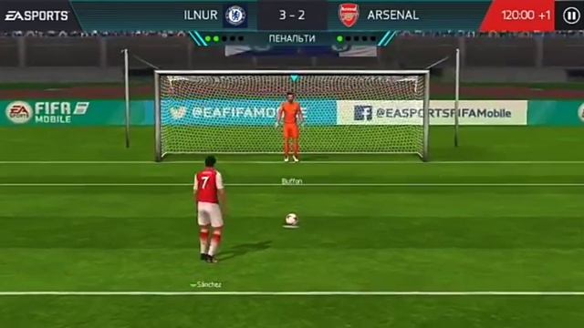 ⚽FIFA MOBILE! Серия пенальти под музыку!⚽ смотреть онлайн