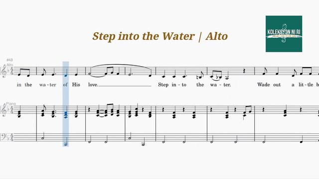 Step into the Water | Alto | Piano смотреть онлайн