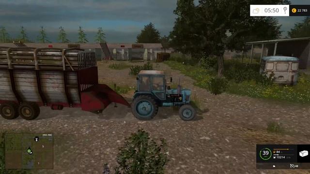 Утро за городом - ч14 Farming Simulator 2015 смотреть онлайн