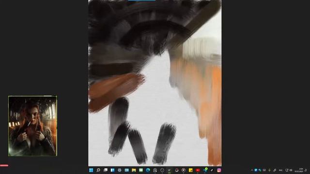 НОЧНОЙ СТРИМ 13.12.2021. Рисую от руки в программе Realistic Paint Studio под свою музыку. смотреть онлайн