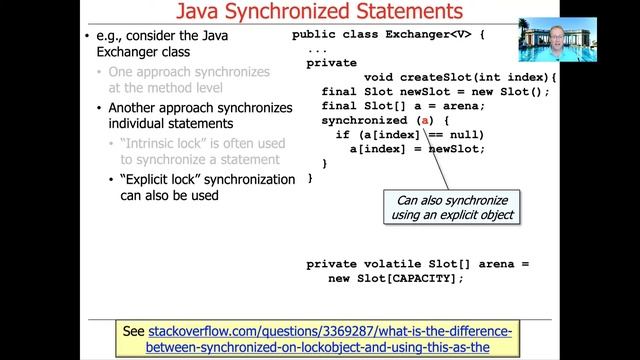 Java Monitor Object Synchronized Statements смотреть онлайн