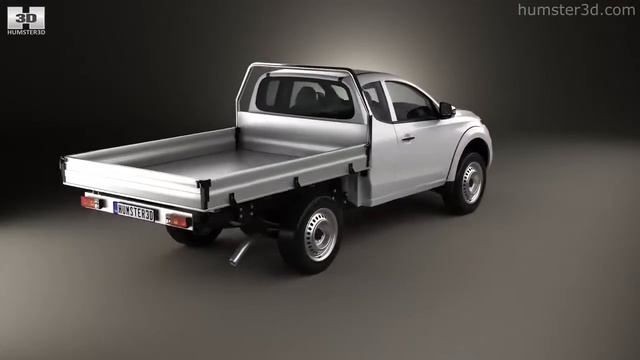 Mitsubishi Triton Club Cab Alloy Tray 2015 by 3D model store Humster3D.com смотреть онлайн