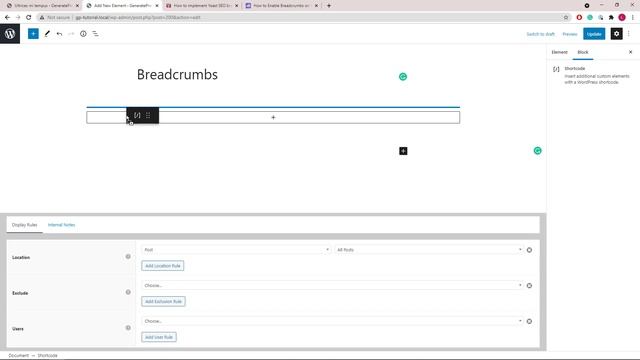GeneratePress - Adding Breadcrumbs смотреть онлайн