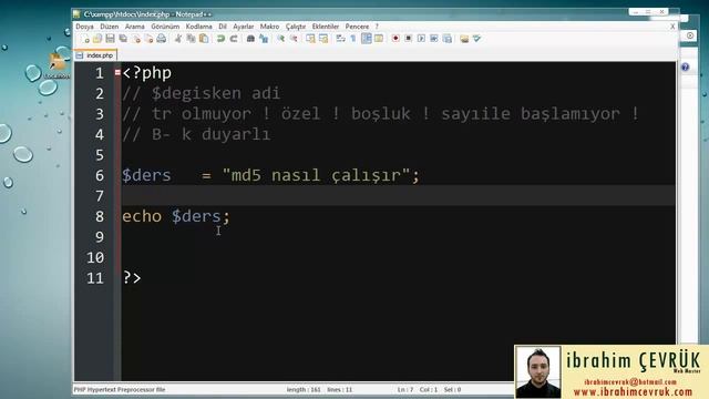 Php Dersleri 19 - Verileri Güvenli Bir Biçimde Şifreleme İşlemi (md5) смотреть онлайн