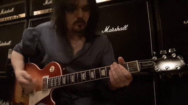 2016 Les Paul Standard run through 4 Marshall JCM 800's смотреть онлайн