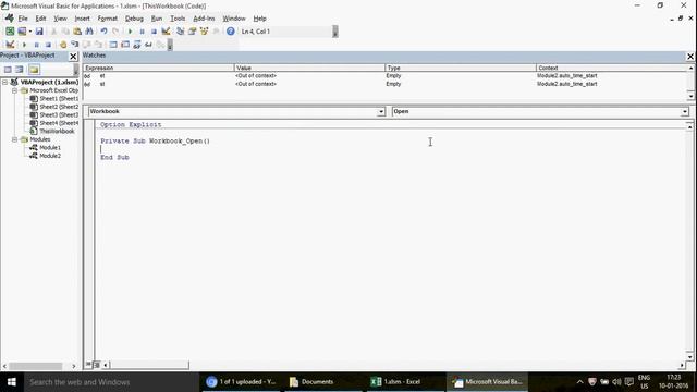 Learn Excel - Video 209 - VBA - How to set up the time to run Macros смотреть онлайн