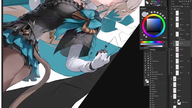 SPEED PAINT -【Lynette】Genshin Impact смотреть онлайн