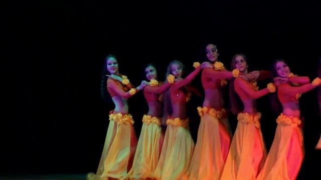 Школа восточного танца "Бисер" Дети Малая группа «Огненный цветок» г. Белгород смотреть онлайн