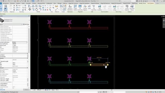 MagiCAD for REVIT - Change System and Filtering Color Assignment смотреть онлайн