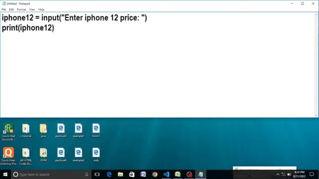 User Input Program In Python || Python Tutorial || #python смотреть онлайн