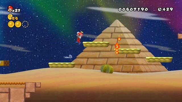 Newer Super Mario Bros Wii: Summer Sun - World 2 100% (All Star Coins) смотреть онлайн