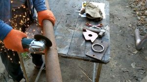 Как отрезать трубу под 90 градусов ЛЕГКО Делаю выход дымохода под 90 градусов