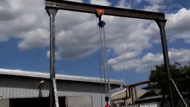 ООО "Азовтранскомплект" Испытание козлового крана смотреть онлайн