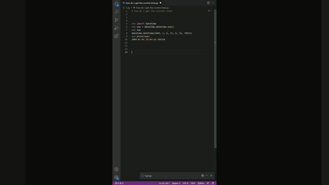 python - How do I get the current time? смотреть онлайн