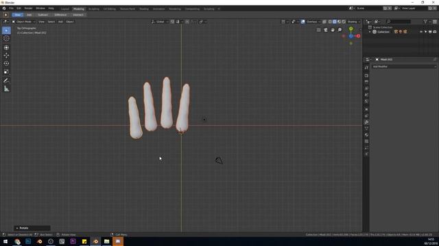 Создаем продвинутые меши с помощью метасфер и Boolean | Blender 2.8 смотреть онлайн