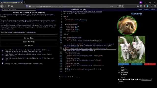 Learn Bootstrap Create a Custom Heading -freeCodeCamp.org смотреть онлайн