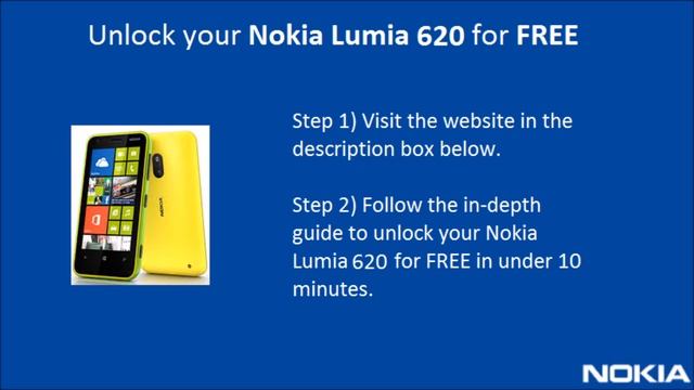 How To Unlock Nokia Lumia 620 For FREE смотреть онлайн