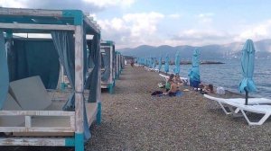 пляж #кристалл #новороссийск цена на отдых температур воды 21.8 ( живу на чёрном море)