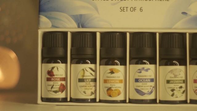 Набор водорастворимых эфирных масел для увлажнителя воздуха из 6 ароматов. Essential Oil .