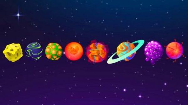 Planet & Wheels | Planets Game for Kids with Mercury Earth Mars Neptune Jupiter