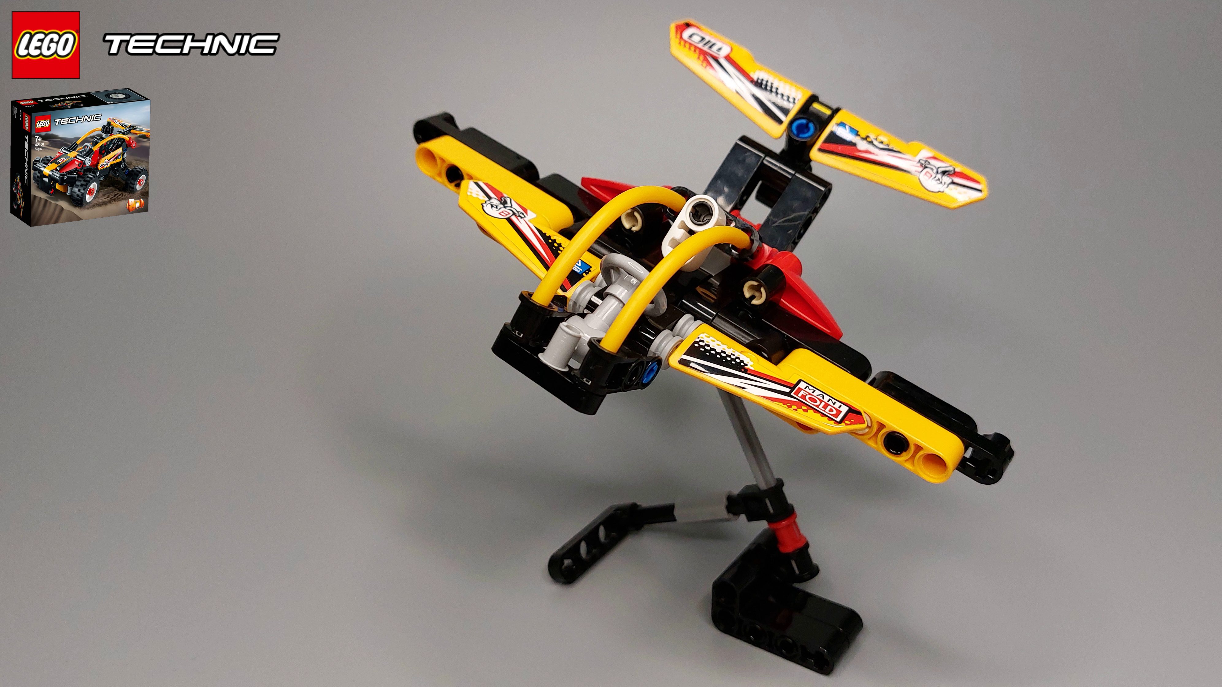 Лего Самоделки - Самолёт из Lego Technic (42101) #11 смотреть онлайн