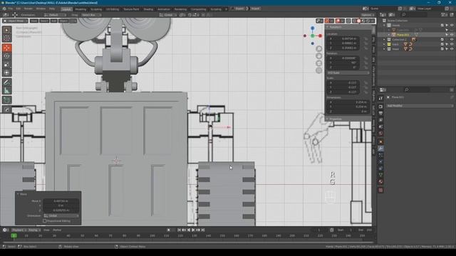 Моделируем робота WALL-E в Blender 2.9 | 3d illustration смотреть онлайн