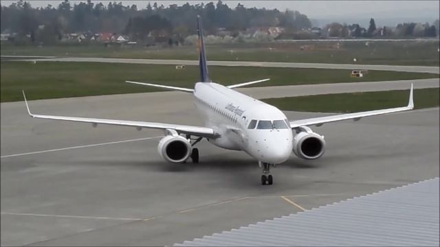 Lufthansa CityLine Embraer 190@ Friedrichshafen Airport