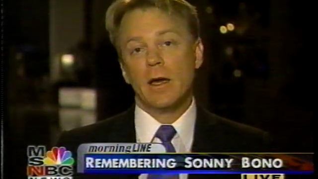 Steve Grasha interview on MSNBC upon the death of Sonny Bono смотреть онлайн