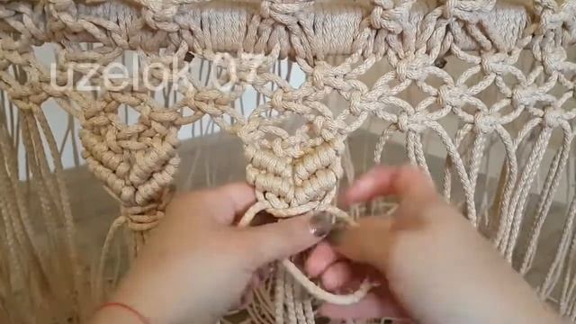 Подвесное КРЕСЛО-ГАМАК.Часть 3/macrame garden swing/ macrame jhula смотреть онлайн