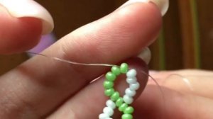 КОЛЬЦО ИЗ БИСЕРА ДНК? Как сделать кольцо из бисера/Самое лёгкое