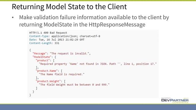 Model Validation in ASP.NET Web API | Building RESTful Web Services Workshop 16 смотреть онлайн