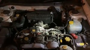 Стук натяжителя грм . Subaru Forester SF5 ej 202 1999 .. ( стук под капотом #subaru #forester #ej20