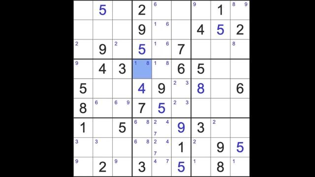 Warning: game contains error. Corrections video will come. NYTimes sudoku 31 May 2022 Hard level смотреть онлайн