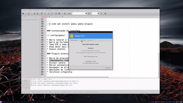 Geany #1 - O editor de textos e IDE peso mosca! смотреть онлайн