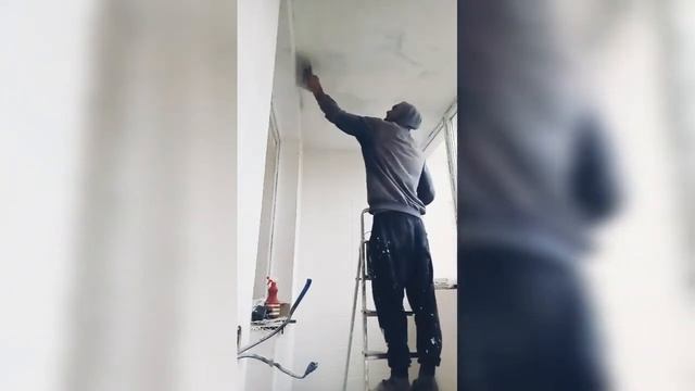 как шпаклевать потолок из гипсокартона под покраску смотреть онлайн
