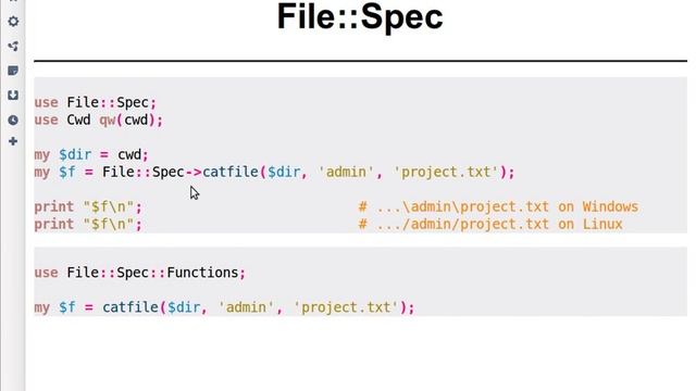 Beginner Perl Maven tutorial: 11.9 - File::Spec смотреть онлайн