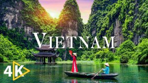 FLYING OVER VIETNAM (4K UHD) - Relaxing Music Along With Beautiful Nature Videos - 4K Video UltraHD