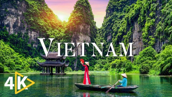 FLYING OVER VIETNAM (4K UHD) - Relaxing Music Along With Beautiful Nature Videos - 4K Video UltraHD