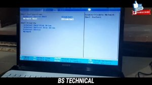 Sony sve151b11w Boot Menu Key And Bios Settings !! How To Boot In Sony Vaio Laptop !!