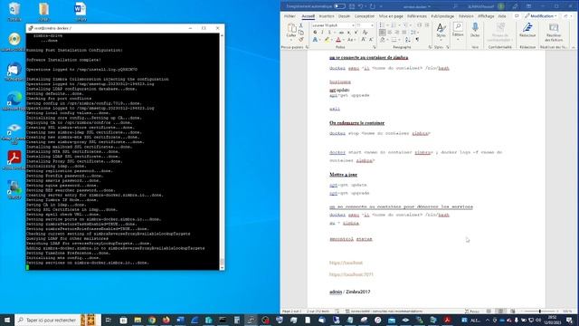 ? Zimbra webmail : Comment installer Zimbra sous docker смотреть онлайн