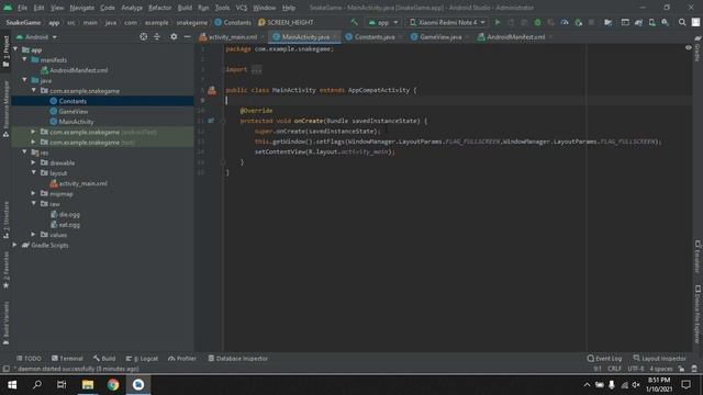 Snake Game with Android Studio - Part 1 - Create Map смотреть онлайн
