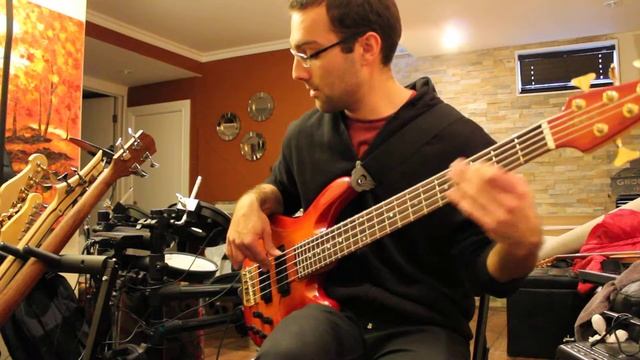 Alain Caron - The 'F' File (Bass Cover) смотреть онлайн