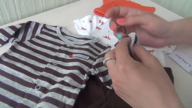 Одежда для новорожденного малыша Вещи из Америки Картерс Carters #2 смотреть онлайн