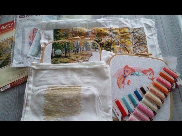 Вышивальная неделя 9-15 ноября. "Осенняя пора","Зимний вечер" по рулетке и новый небольшой старт. смотреть онлайн