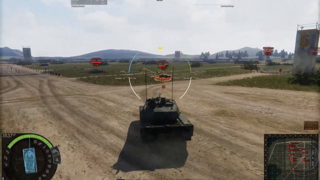 Armored Warfare - Leo.2A7 test drive on map: Alabino Polygon смотреть онлайн