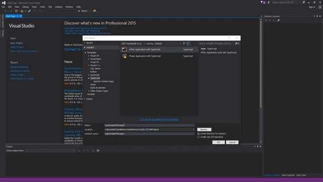 Install TypeScript Tools for Microsoft Visual Studio 2015 смотреть онлайн