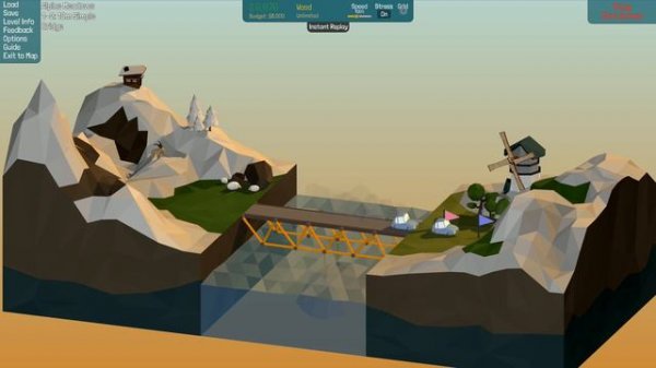 Poly Bridge - Первый взгляд | Обзор на русском