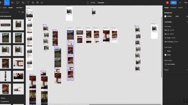 Parallaxing Effect on Scroll in Figma смотреть онлайн